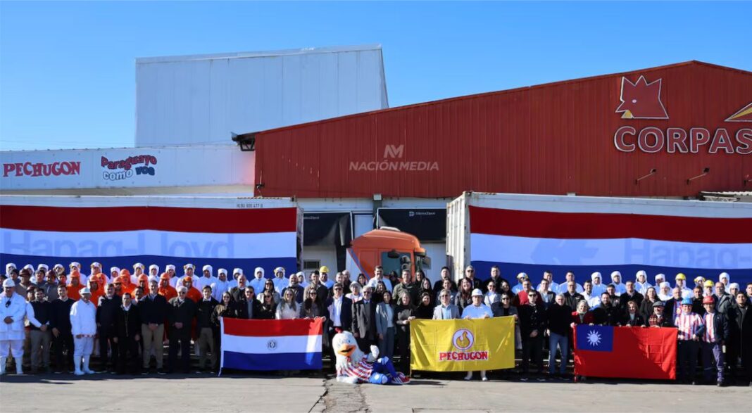 Paraguay abre el mercado taiwanés con el primer envío de carne aviar Paraguay abre el mercado taiwanés con el primer envío de carne aviar